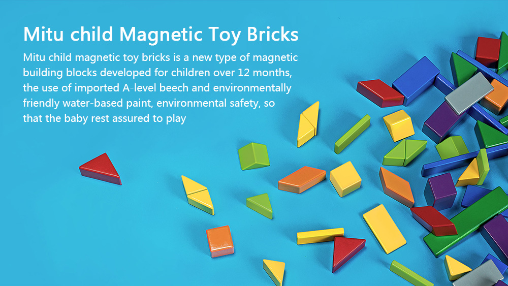 Xiaomi Mitu Magnetic Building Blocks Toy Bricks Educational Toy