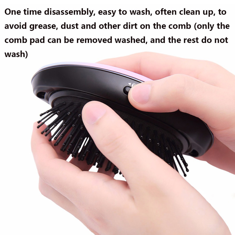 Xiaomi Yueli Anion Hair Massage Comb Portable Hair Salon Styling Tamer Tool Brushes Negative Ions Hairbrush -Matt Purple