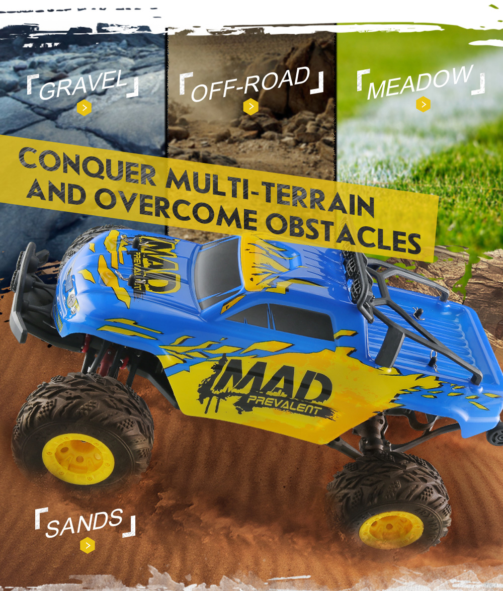JJRC Q40 Mad Man 1:12 Full Scale 2.4G 4WD Short-course Truck RC Car RTR