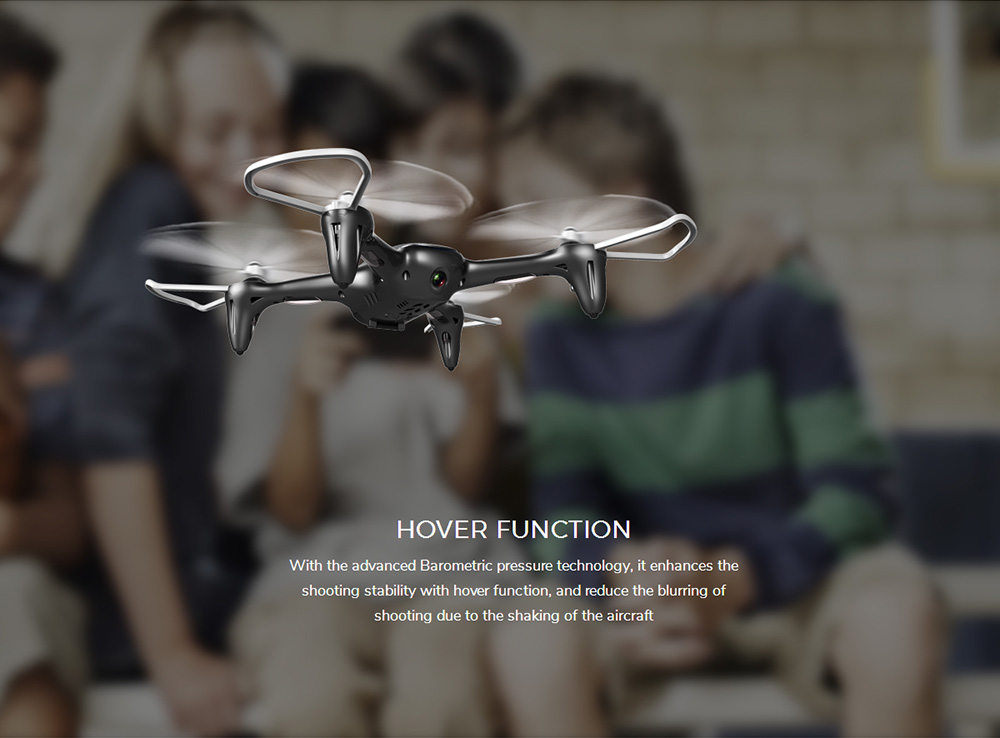 SYMA X15W 480P WIFI FPV With HD Camera Altitude Hold Mode 2.4G 6Aixs RC Quadcopter RTF - White and Black