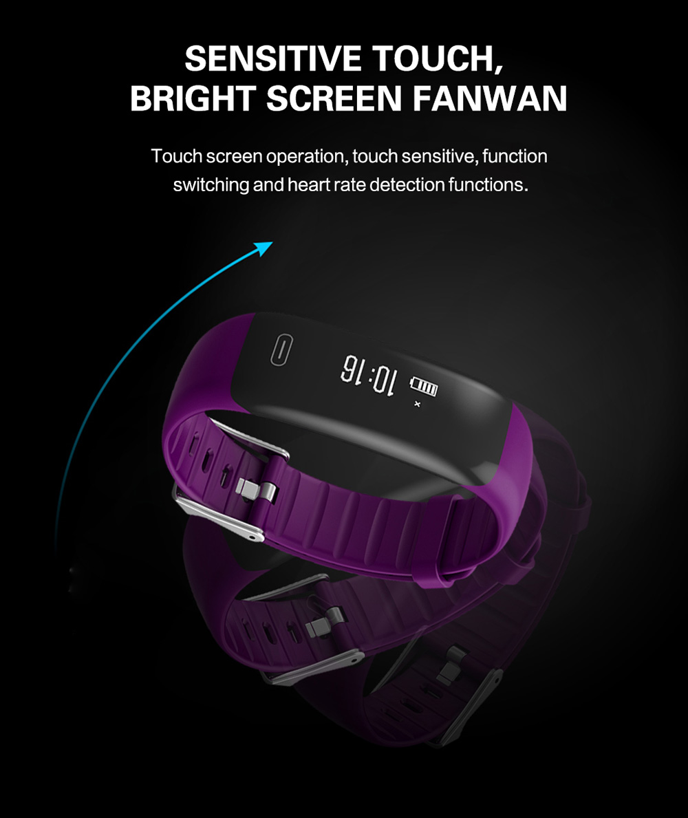 C18 Bluetooth Smart Bracelet Purple