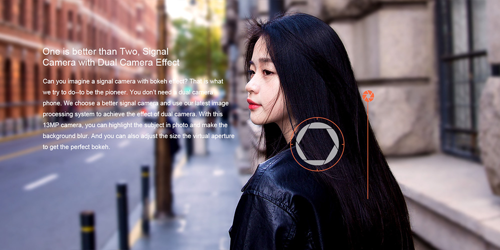 vkworld Mix Plus 5.5 Inch Smartphone Bezel-less Screen 3GB 32GB MT6737 Quad Core 13.0MP+8.0MP Cam Android 7.0 Touch ID AAC Speaker - Blue