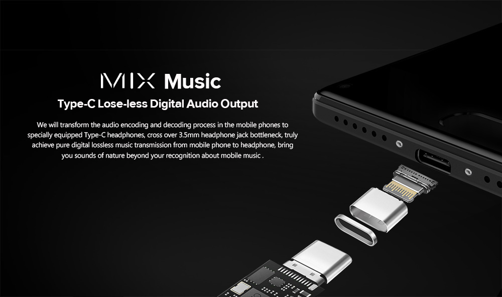 [HK Stock]Leagoo KIICAA MIX 5.5 Inch FHD Smartphone 3GB 32GB MT6750T Octa Core Dual Rear camera Android 7.0 Touch ID Type -C - Black