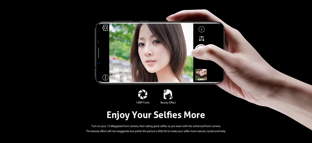 [HK Stock]HOMTOM S8 5.7 Inch Smartphone 4GB 64GB MT6750T Octa Core 13.0MP Dual Rear Cam Android 7.0 Touch ID Fast Charge OTA - Arctic Silver