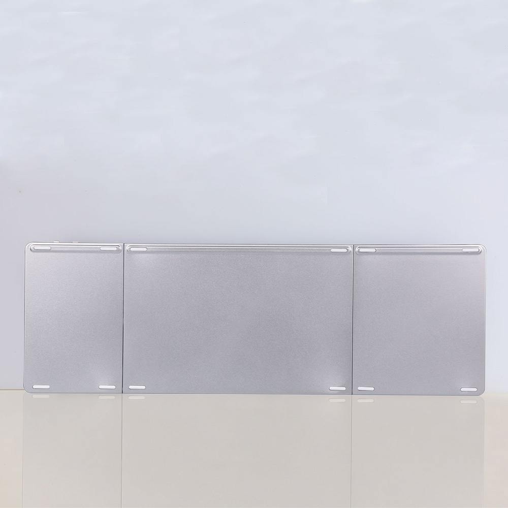 IPazzPort KP-810-75BT Full-size Tri-Fold 64-Key Bluetooth Keyboard with Touchpad  - Silver