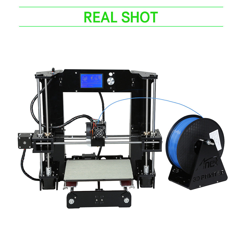Anet A6 3D Printer Kit with LCD Screen Display TF Card Off-line Printing Function