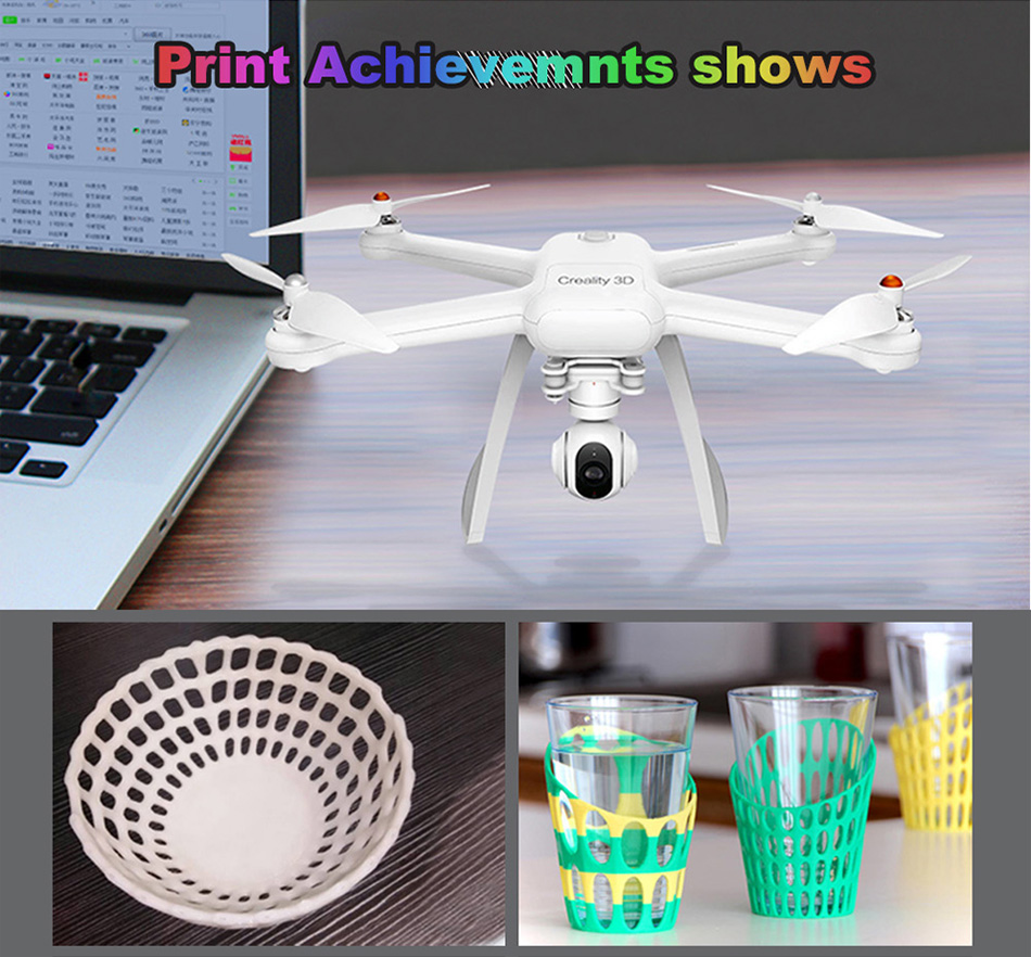 Creality 3D&reg; CR-10 Mini DIY 3D Printer Kit Large Printing Size 300*220*300mm Auto Resume Print