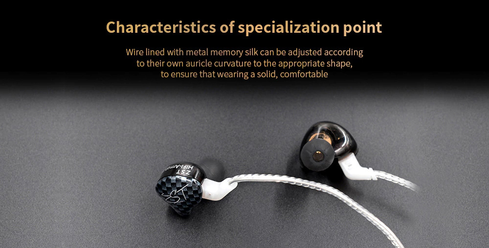 KZ 0.75mm 2 Pin Braided Silverplated Earphones Wire Silver