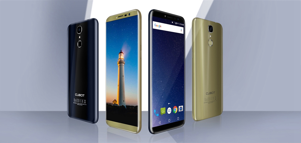 [HK Stock]Cubot X18 5.7 Inch Smartphone 18:9 HD Screen 16.0MP + 13.0MP Cam MT6737T Quad Core 3GB RAM 32GB ROM 4G LTE 3200mAh Touch ID - Blue