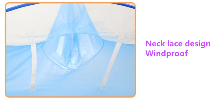 Creative Children Rain Hat Foldable Upper Raincoat Hanging Umbrella Cap Umbrella For Kids L - Blue