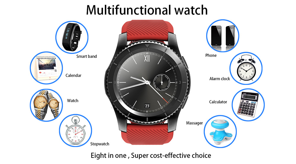 No.1 G8 Smart Watch Black