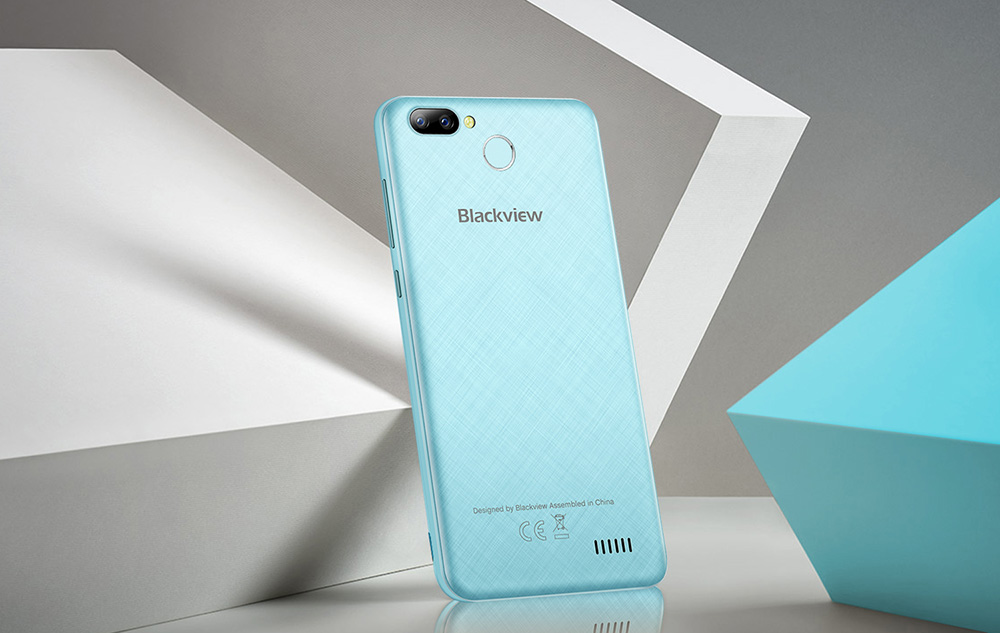 [HK Stock]Blackview A7 Pro 5.0 Inch Smartphone HD Screen Dual Rear Camera 2GB 16GB MT6737 Quad Core Android 7.0 Touch ID - Blue