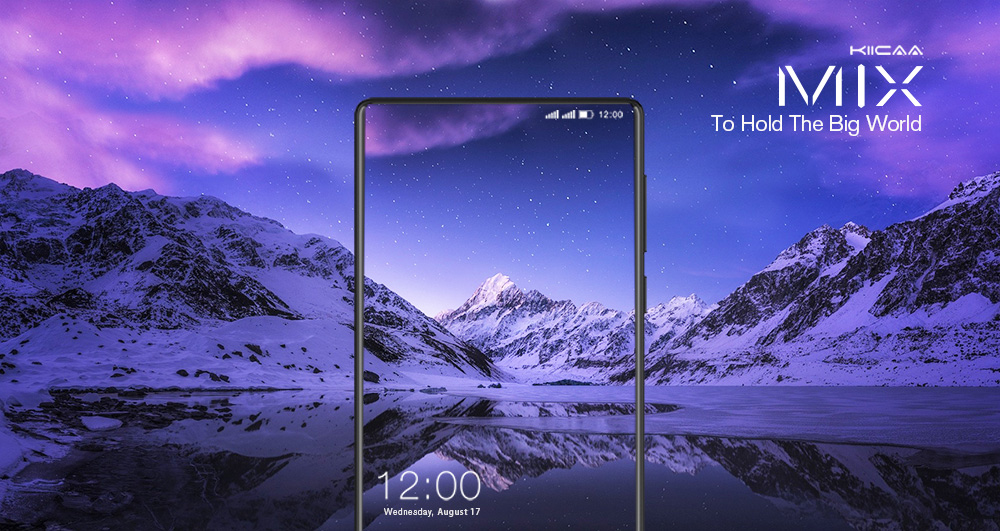 [HK Stock]Leagoo KIICAA MIX 5.5 Inch FHD Smartphone 3GB 32GB MT6750T Octa Core Dual Rear camera Android 7.0 Touch ID Type -C - Black