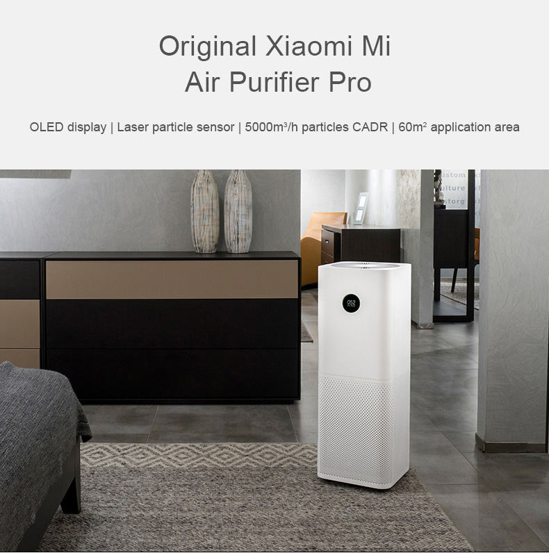 Xiaomi Mi Air Purifier Pro Purificateur d'air avec livraison gratuite!