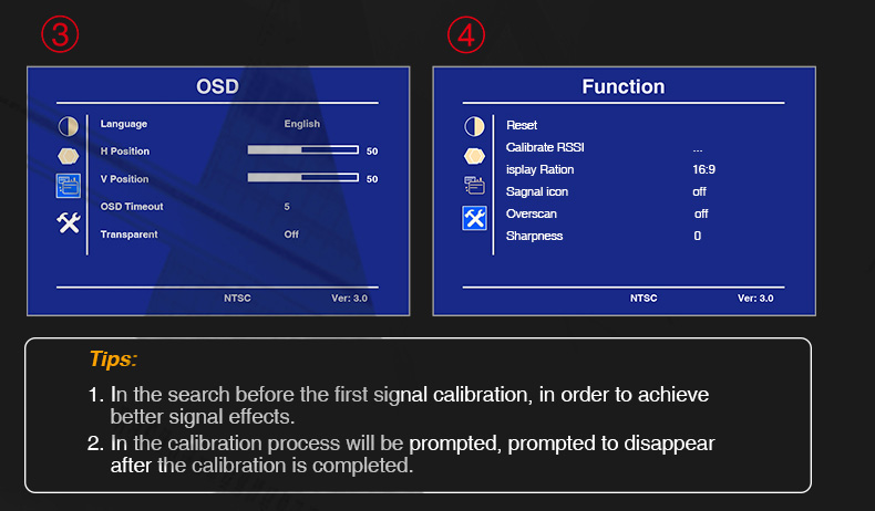 Rutforce VR008 5 Inches 5.8G 40CH Raceband 800x480 Diversity FPV Goggles with DVR Function Built-in Battery