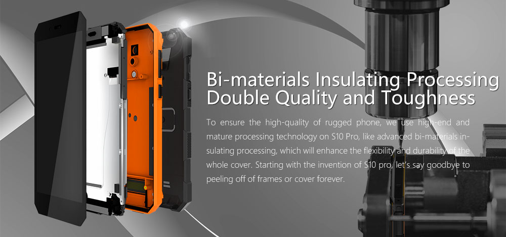 [HK Stock]NOMU S10 Pro 5.0 Inch IP68+ Waterproof 4G LTE Smartphone 3GB 32GB MTK6737T Quad Core 8.0MP Cam Android 7.0 5000mAh - Orange