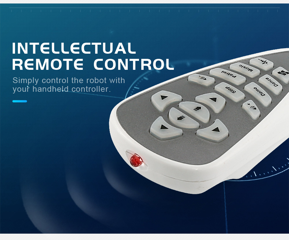 JJRC R2 RC Robot Intelligent Programming Gesture Control Dancing Robot Toy RTR - Blue