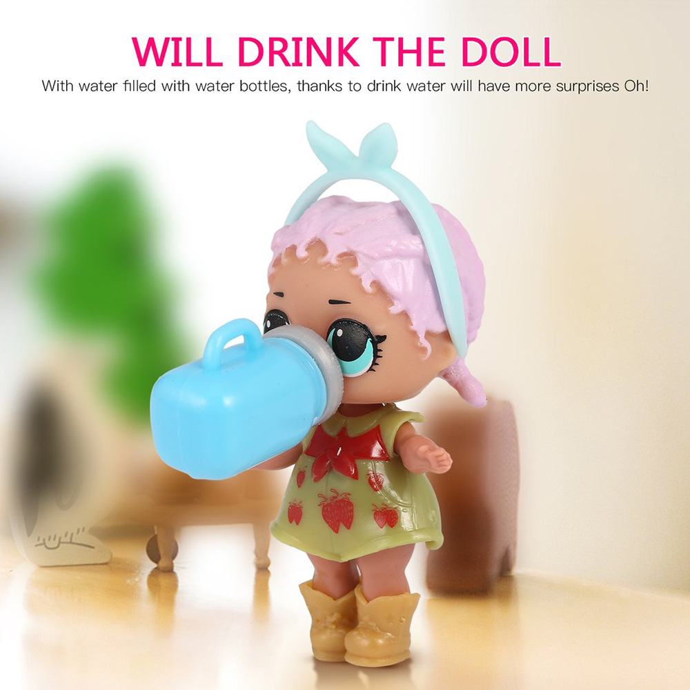 6PCS LQL Surprise Doll Series 1 Action Figure Toys with Magic Removable Egg
