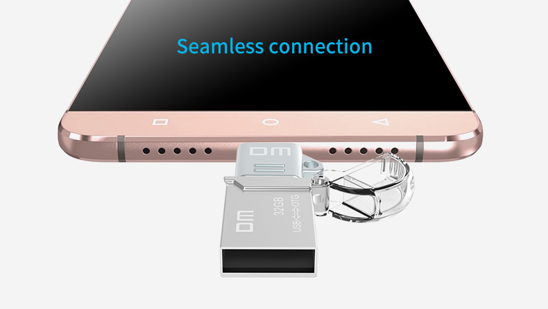 DM M2 Adapter Phone USB Flash Drive Type-C to USB Adapter - Silver