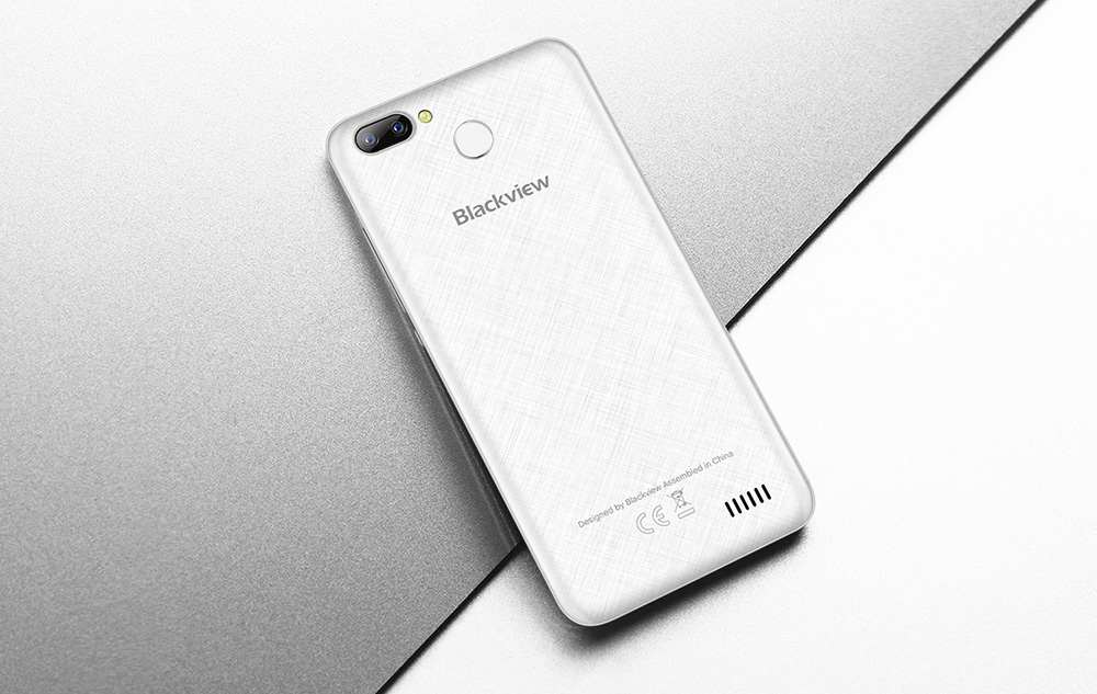 [HK Stock]Blackview A7 Pro 5.0 Inch Smartphone HD Screen Dual Rear Camera 2GB 16GB MT6737 Quad Core Android 7.0 Touch ID - Blue