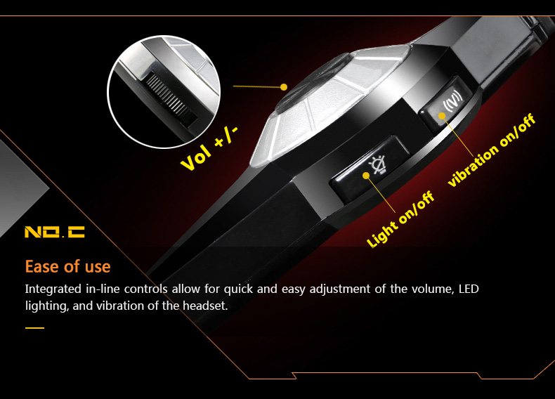 XIBERIA V10U PC Gaming Headset Surround Sound Over-Ear Headphones with Mic Volume Control - Gold