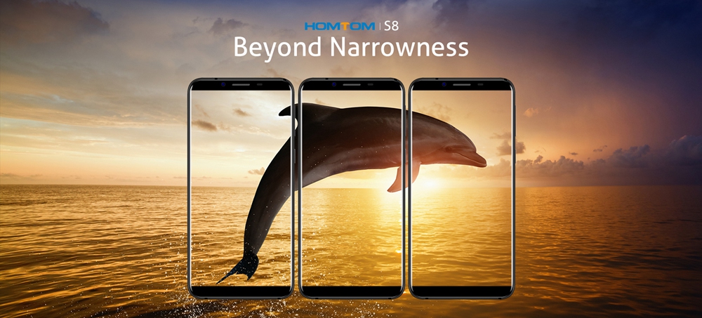 [HK Stock]HOMTOM S8 5.7 Inch Smartphone 4GB 64GB MT6750T Octa Core 13.0MP Dual Rear Cam Android 7.0 Touch ID Fast Charge OTA - Arctic Silver