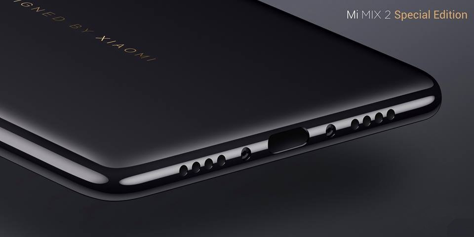 Xiaomi Mi Mix 2 5.99 Inch 4G LTE Smartphone 8GB 128GB 12.0MP Cam Snapdragon 835 Octa Core Android 7.1 NFC VoLTE Ceramic Unibody - Black