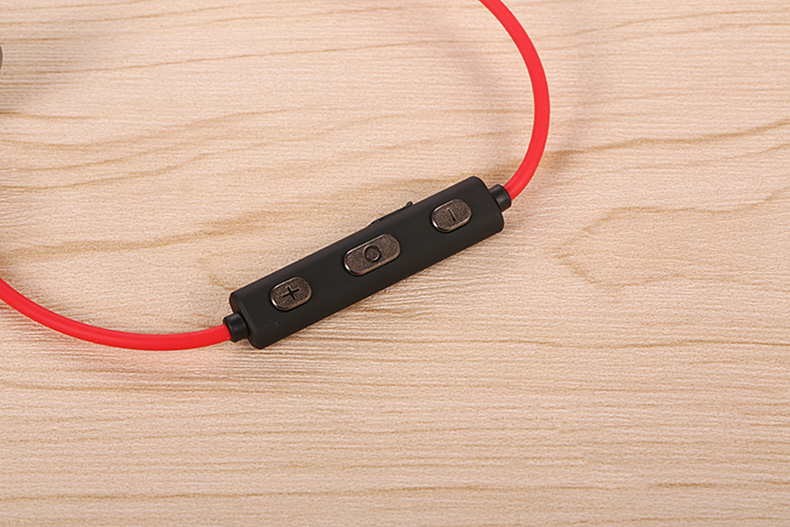 X9 Wireless Bluetooth Headphones with Mic IPX4 Magnetic Hi-Fi Stereo Sound Quality - Red