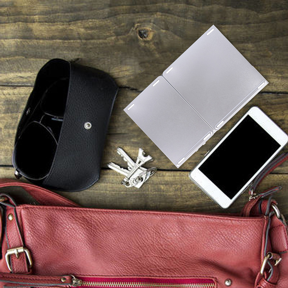 IPazzPort KP-810-75BT Full-size Tri-Fold 64-Key Bluetooth Keyboard with Touchpad  - Silver