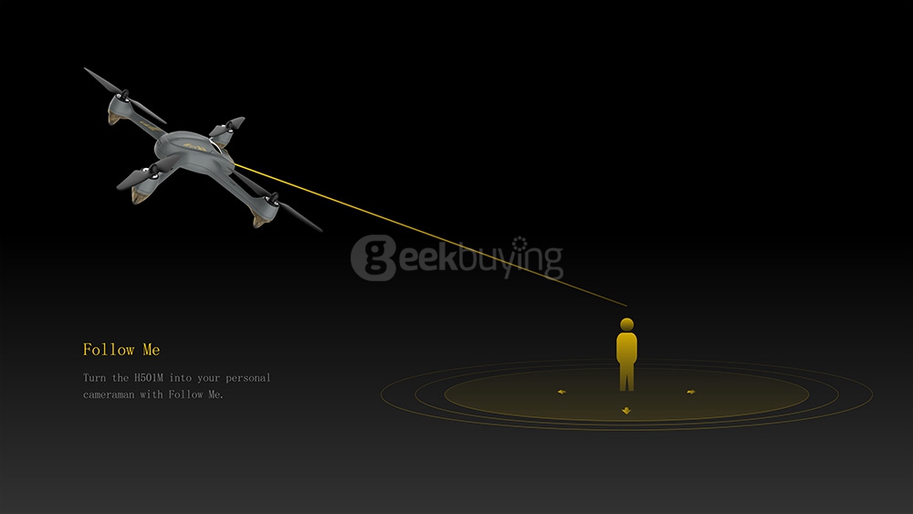 Hubsan H501M X4 WIFI FPV Brushless GPS Drone with Functional Waypoints Follow Me Mode RC Quadcopter RTF