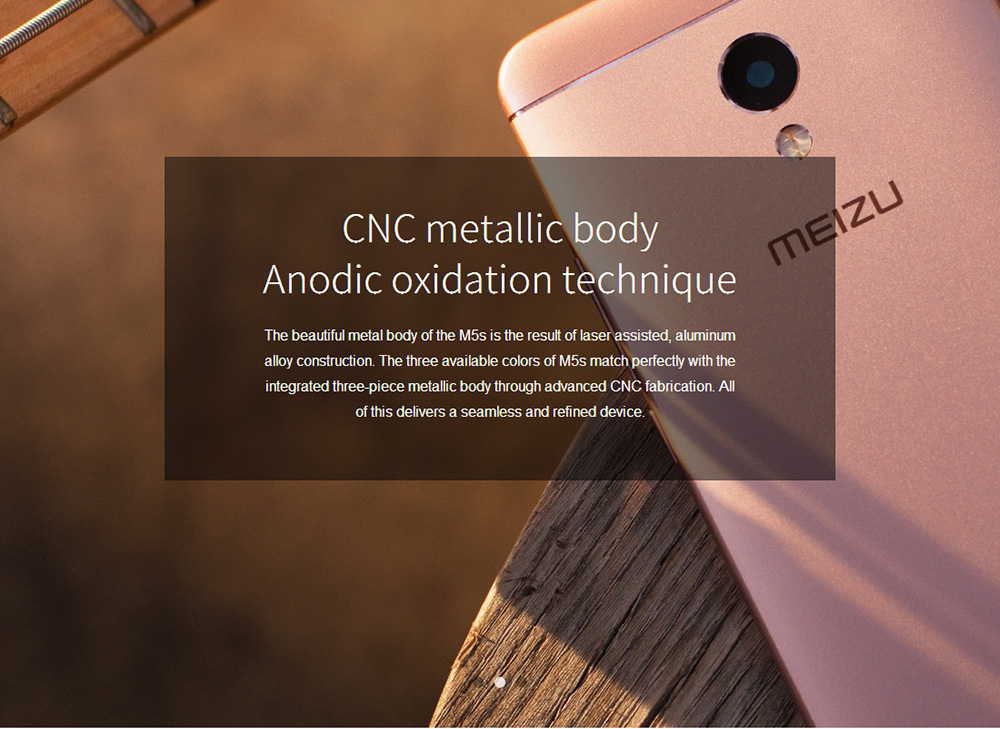 [HK Stock][Official Global Version]MEIZU M5S 5.2 Inch 4G LTE Smartphone 3GB RAM 16GB ROM 5.0MP+13.0MP Cam MT6753 Octa Core Android 6.0 Touch ID Fast Charge VoLTE - Gray