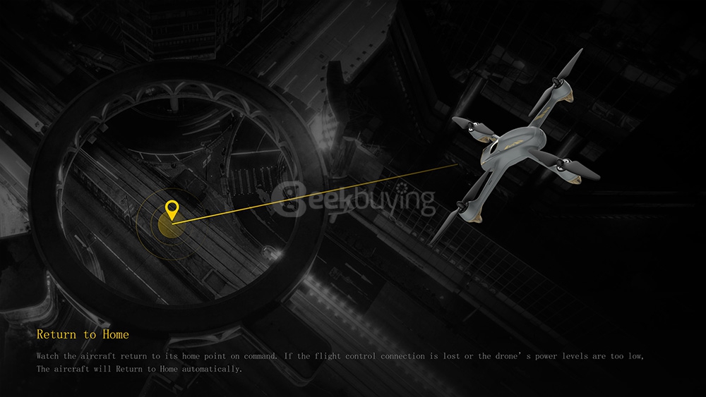 Hubsan H501M X4 WIFI FPV Brushless GPS Drone with Functional Waypoints Follow Me Mode RC Quadcopter RTF