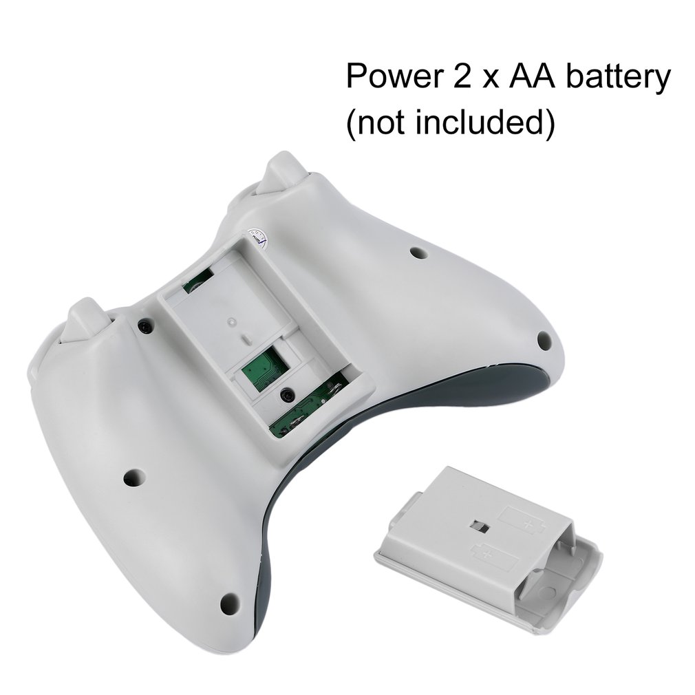 2.4G Wireless Bluetooth Gamepad Game Controller Joystick USB Charge for XBOX 360 - White