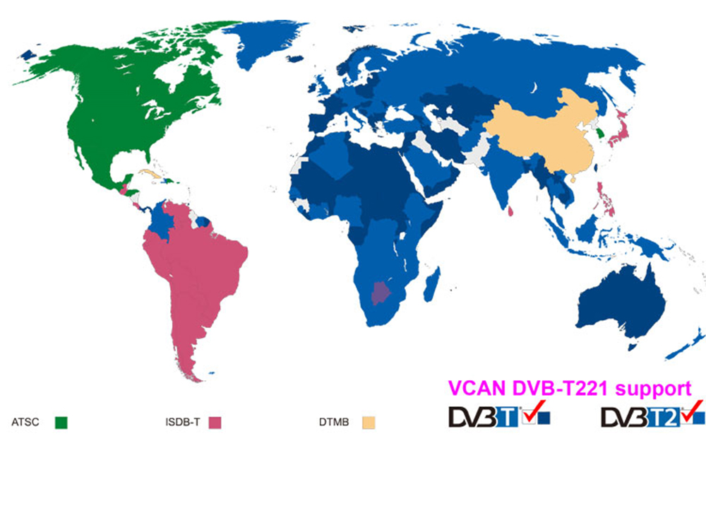 Mini HD DVB-T2 Digital Terrestrial Receiver Set-top Box Compatible with DVB-T - Black