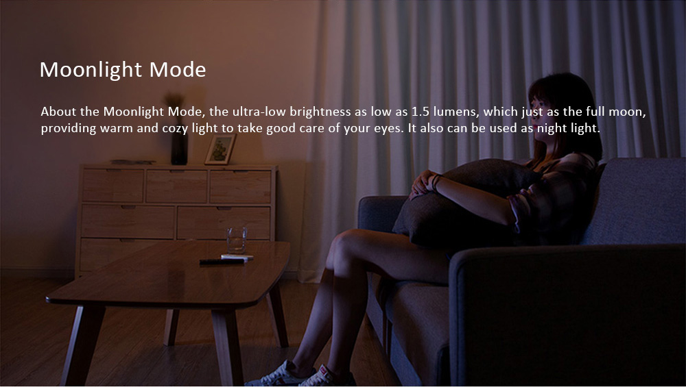 Xiaomi Yeelight Moonlight Smart LED Ceiling Light Pro Bluetooth APP Wireless Remote Control IP50 Dustproof Multiple Scene Modes