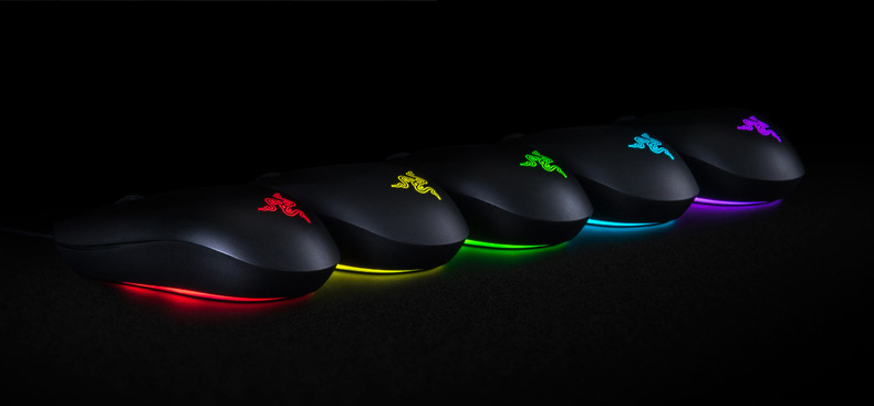 [HK Stock] Razer Jugan Wired Gaming Mouse Surround RGB Chroma Backlight 7200 DPI Ambidextrous - Black