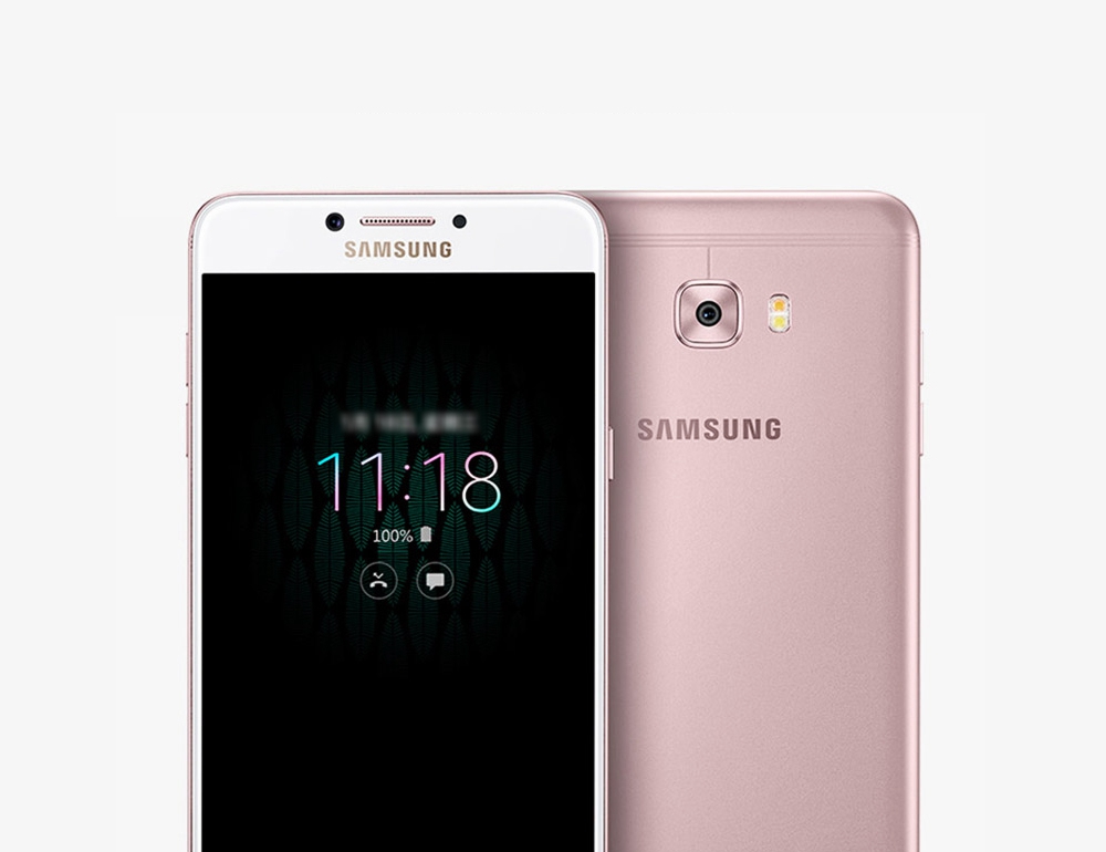 [HK Stock]SAMSUNG Galaxy C7 Pro C7010 5.7 Inch 4G LTE Smartphone 16.0MP+16.MP Cam 4GB RAM 64GB ROM Snapdragon 626 Octa Core Touch ID - Rose Gold