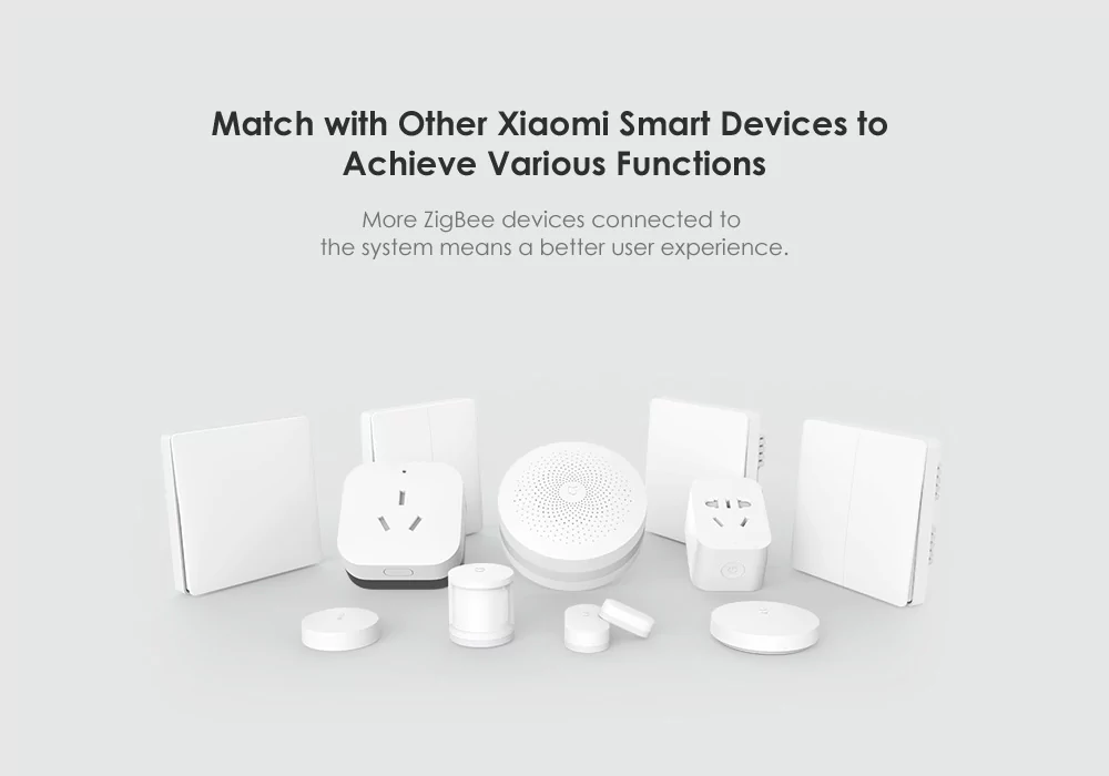 Xiaomi Mijia Aqara Body Sensor ZigBee WiFi Wireless Connection Work for Xiaomi Smart Home -White