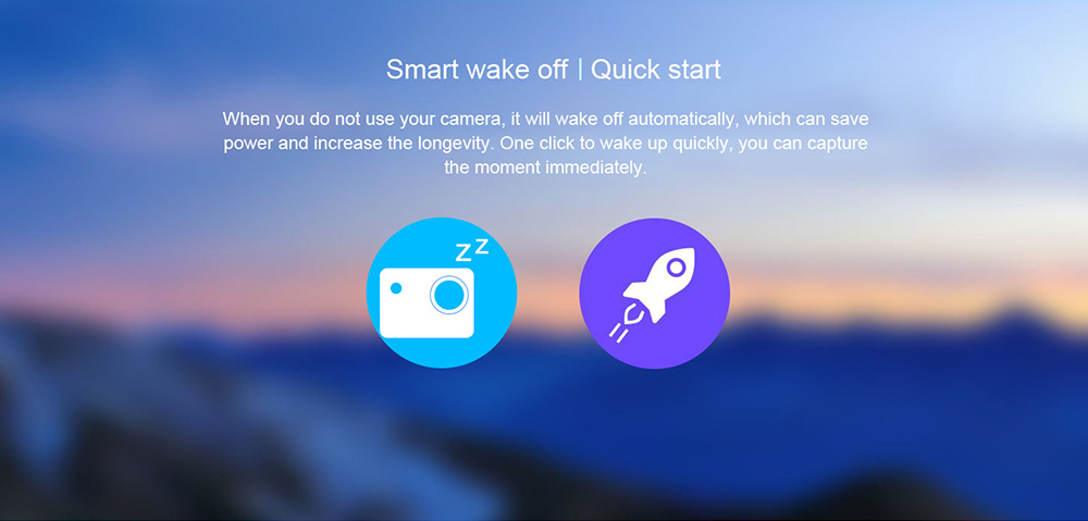 [HK Stock] Elephone REXSO Explorer X Allwinner V3 2.0 Inch Display Action Camera 4K 30FPS WiFi 170 Degree Wide Angle Diving Camera - Champagne Gold