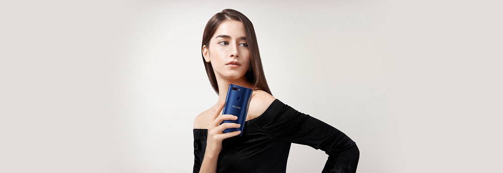 ZTE Nubia Z17S 5.73 Inch 4G LTE Smartphone Snapdragon 835 Octa Core 6GB 64GB Four Cameras Android 7.1 NFC Type-C 26W Flash Charge - Black Gold