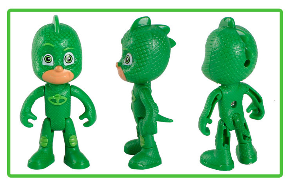 10PCS PJ Masks Action Figure Toys with Arms and Cars