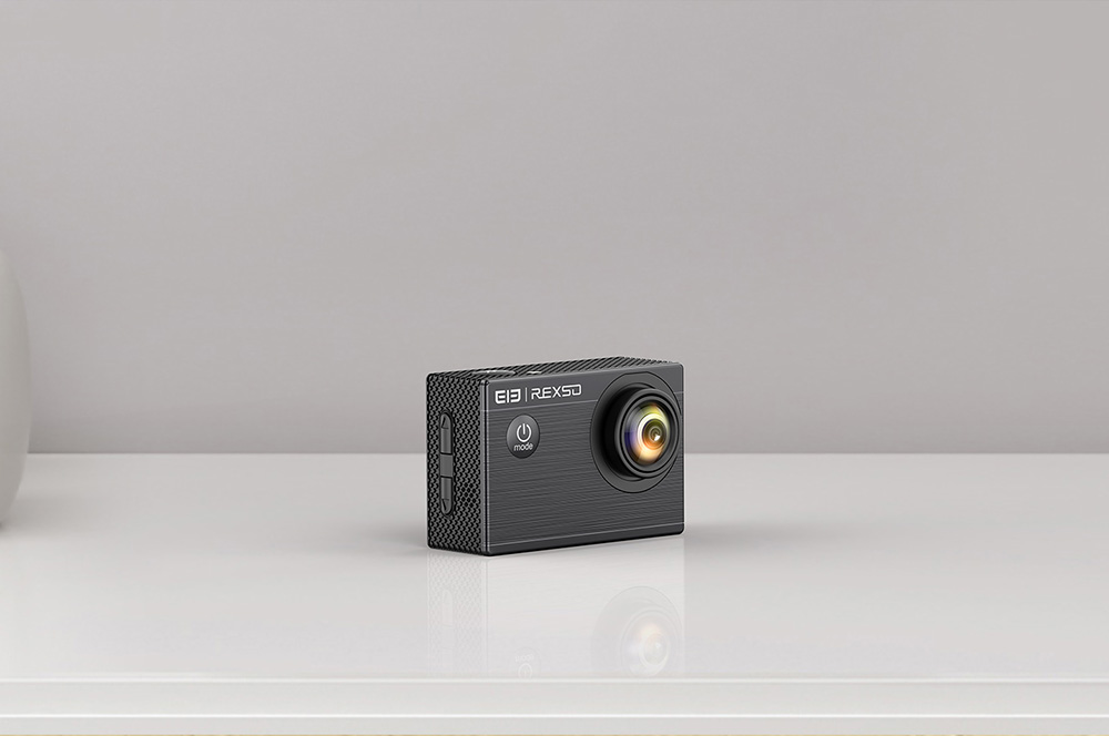 [HK Stock] Elephone REXSO Explorer X Allwinner V3 2.0 Inch Display Action Camera 4K 30FPS WiFi 170 Degree Wide Angle Diving Camera - Champagne Gold