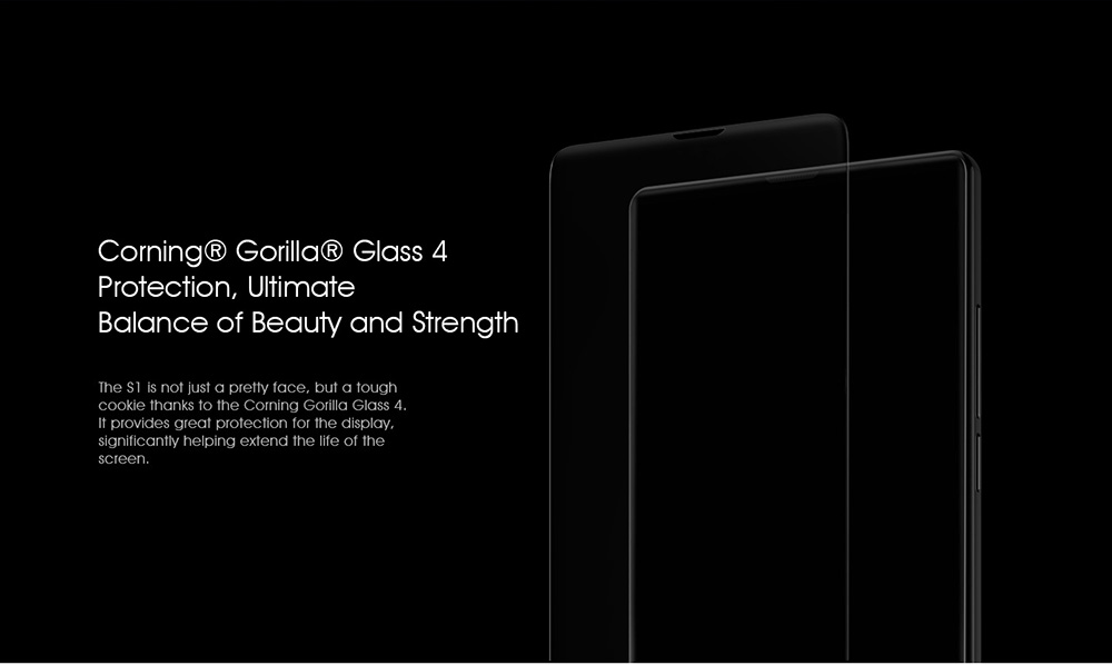 [HK Stock]BLUBOO S1 5.5 Inch 4G LTE Smartphone Corning Gorilla Glass Full Screen 4GB RAM 64GB ROM Helio P25 Dual Rear Camera Android 7.0 OTG Type-C 3500mAh - Black
