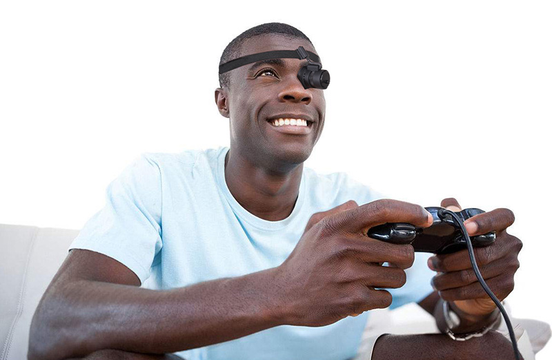 Vision-750 Micro Monitor 80" FPV Virtual Night Vision Monocular Display Monitor For DJI Models