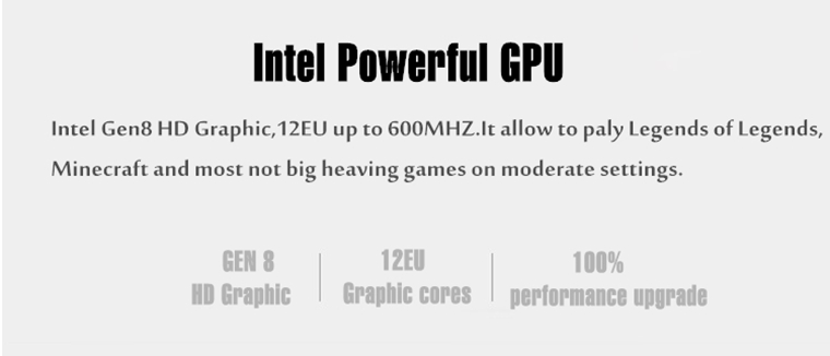 MEEGOPAD T08 Licensed Windows 10 Intel Z8350 2GB/32GB Ultra MINI PC 2.4G+5G Dual Band WIFI Bluetooth Type-C