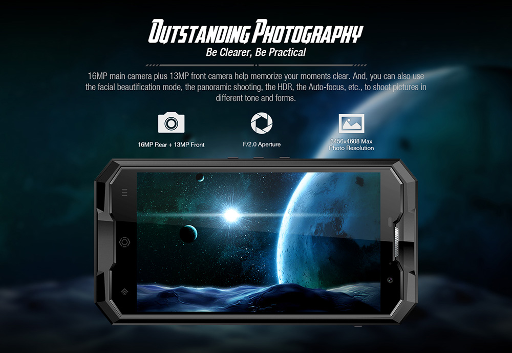 [HK Stock]HOMTOM ZOJI Z8 5.0 Inch IP68 Waterproof Smartphone Corning Gorilla Glass 4 Screen 4GB 64GB 13.0MP Cam MT6750 Octa Core Android 7.0 4250mAh Touch ID OTG - Orange