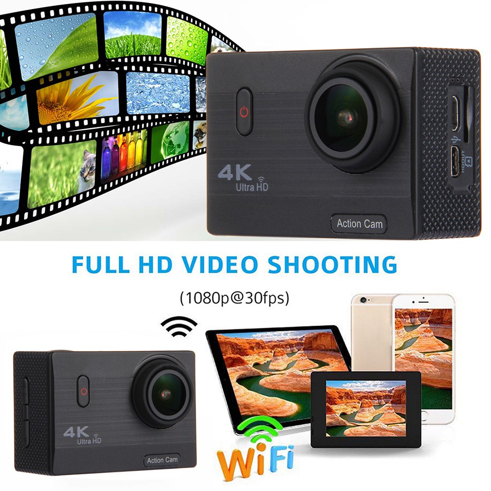 F69 Action NTK96660 Sony IMX078 2.0 Inch Display Action Camera