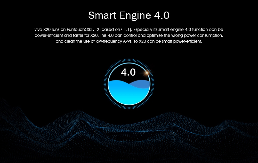 vivo X20 6.01 Inch 4G LTE Smartphone 12.0MP Dual Rear Camera Full Screen 4GB 64GB Snapdragon 660 Octa Core Android 7.1 Touch ID - Gold