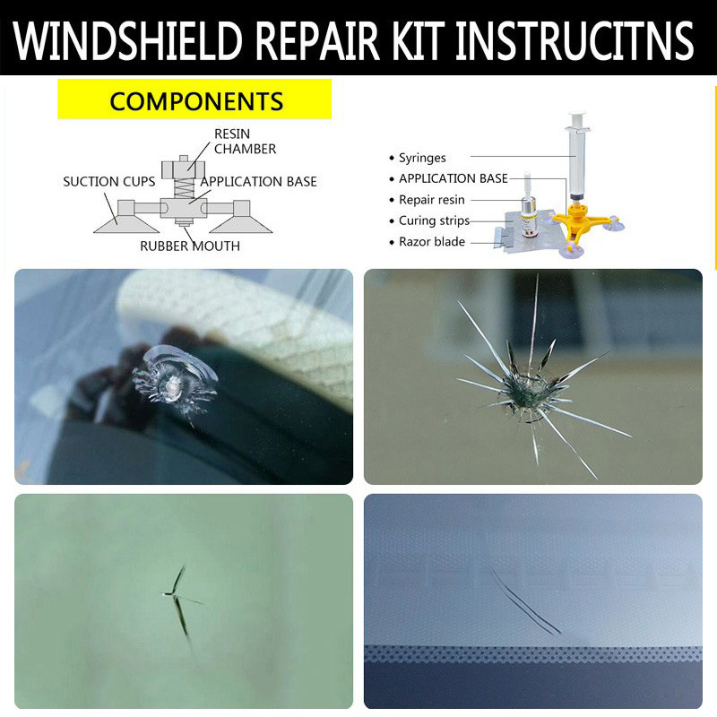 Windshield Repair Kit DIY Car Window Repair Tools