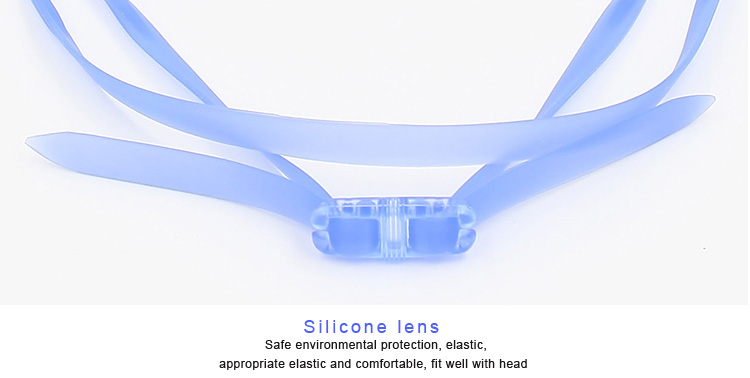 Whale Swimming Goggles Anti-fog UV Protection Wide Angle View Mirror Coating For Competition - Pink